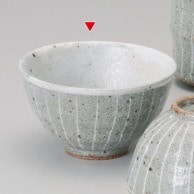 山万 唐津　白盛十草飯碗　大  43623-519 1個（ご注文単位1個）【直送品】