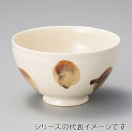 山万 ドリップ　白釉　飯碗　大  44317-519 1個（ご注文単位1個）【直送品】