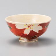 山万 赤絵　桜飯碗  44802-579 1個（ご注文単位1個）【直送品】