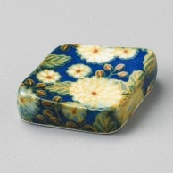 山万 菊青菱型箸置  45110-459 1個（ご注文単位1個）【直送品】