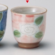 山万 ダミピンク　椿湯呑　小  45940-319 1個（ご注文単位1個）【直送品】