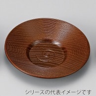 山万 3.8寸乱筋茶托［A］　溜  47243-809 1個（ご注文単位1個）【直送品】