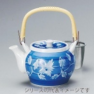 山万 有田焼　呉須巻蔦U付　10号土瓶  47420-739 1個（ご注文単位1個）【直送品】