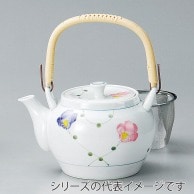 山万 有田焼　りぼんU付　8号土瓶  47423-739 1個（ご注文単位1個）【直送品】