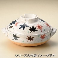 山万 信楽焼　もみじ　10号鍋  54603-669 1個（ご注文単位1個）【直送品】