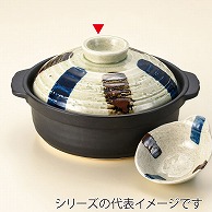 山万 石目二色刷毛十草　10号鍋  55660-479 1個（ご注文単位1個）【直送品】