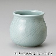 山万 萬古焼　青地木目アラ入　小  55804-659 1個（ご注文単位1個）【直送品】