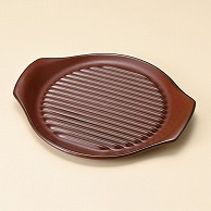 山万 耐熱直火食器　26cmヘルシーステーキ皿　鉄赤  56812-029 1個（ご注文単位1個）【直送品】