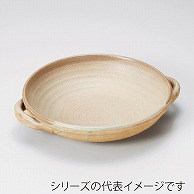 山万 萬古焼　茶パエリアパン　手付10号  56917-659 1個（ご注文単位1個）【直送品】