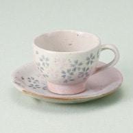 山万 吉野桜　コーヒー碗皿  72348-409 1個（ご注文単位1個）【直送品】