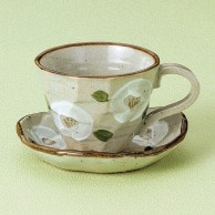 山万 白椿　コーヒー碗皿  72484-319 1個（ご注文単位1個）【直送品】