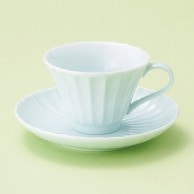 山万 かすみ青白磁　コーヒー碗皿  72506-409 1個（ご注文単位1個）【直送品】