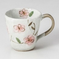 山万 荒粉引　花画マグ　P  72923-579 1個（ご注文単位1個）【直送品】