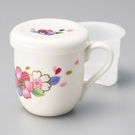 山万 桜柄NP　蓋付マグ茶こし付  73529-319 1個（ご注文単位1個）【直送品】