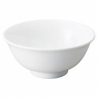 山万 チャイナロード　白磁　5.5寸ハーフラーメン  76303-459 1個（ご注文単位1個）【直送品】