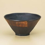 山万 黒白刷毛八角　7.0丼  77630-579 1個（ご注文単位1個）【直送品】