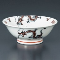 山万 雷門赤竜内画　6.5反高台丼  77727-189 1個（ご注文単位1個）【直送品】