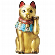 山万 瀬戸　古色金彩　金運　大招き猫  87101-579 1個（ご注文単位1個）【直送品】