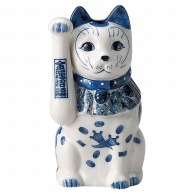 山万 染付猫　小右  87308-579 1個（ご注文単位1個）【直送品】