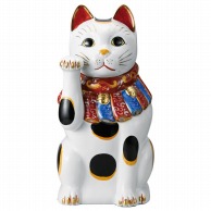 山万 赤絵ブチ猫　特大　右  87320-579 1個（ご注文単位1個）【直送品】