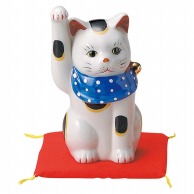 山万 赤絵4寸手長猫　布団付左  87326-579 1個（ご注文単位1個）【直送品】