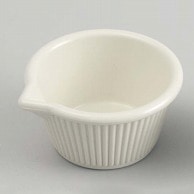 ジェスナー　口付ラメキン（メラミン）0388A ボーン　4oz  1個（ご注文単位1個）【直送品】