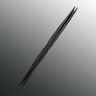 Reプラ卵中箸　23cm　黒（PPS製）   1個（ご注文単位1個）【直送品】