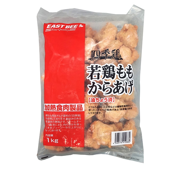 ニチレイフレッシュ EAST　BEE　四季鶏若鶏ももからあげ 1kg 冷凍 1袋※軽（ご注文単位1袋）※注文上限数12まで【直送品】