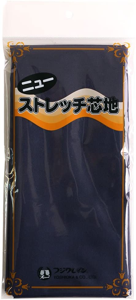 日本紐釦貿易 伸縮素材用ニューストレッチ 接着芯 紺 122cm×1m X100F-229 （ご注文単位1束）【直送品】