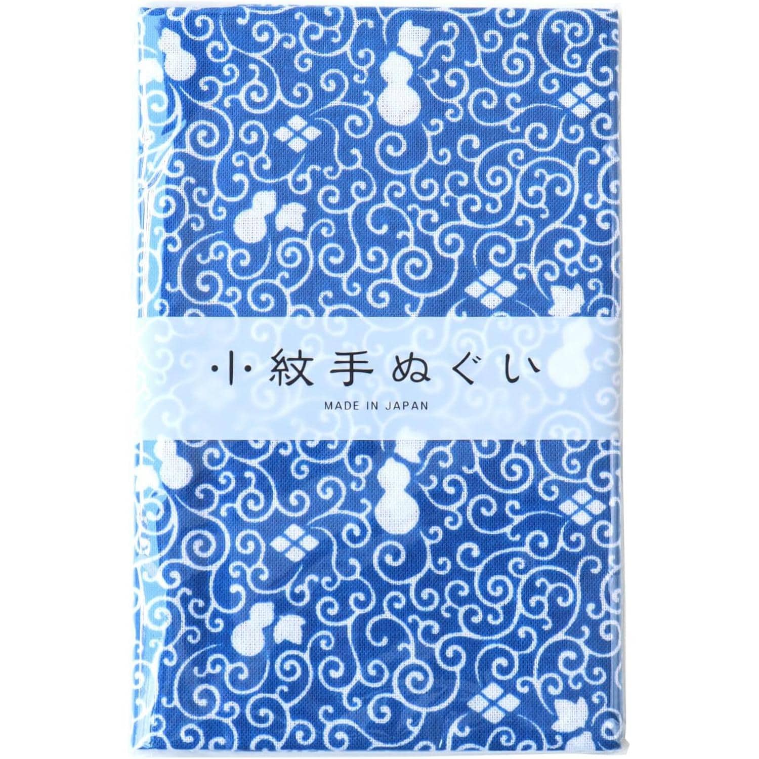 日本紐釦貿易 小紋手ぬぐい 33cmx90cm 瓢箪唐草 MYM33232 （ご注文単位1枚）【直送品】