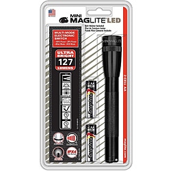 MAGLITE ペンライト ミニマグライト 2nd LED Black SP2201HY ［LED /単3乾電池×2］ SP2201HYB 1個（ご注文単位1個）【直送品】