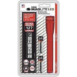 MAGLITE ペンライト ミニマグライト 2nd LED Red SP2203HY ［LED /単3乾電池×2］ SP2203HYR 1個（ご注文単位1個）【直送品】