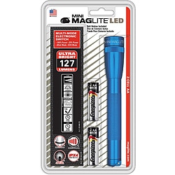 MAGLITE ペンライト ミニマグライト 2nd LED Blue SP2211HY ［LED /単3乾電池×2］ SP2211HYBL 1個（ご注文単位1個）【直送品】