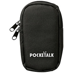 ソースネクスト POCKETALK  ポケトーク 専用ポーチ PT-PBK ブラック PTPBK 1個（ご注文単位1個）【直送品】