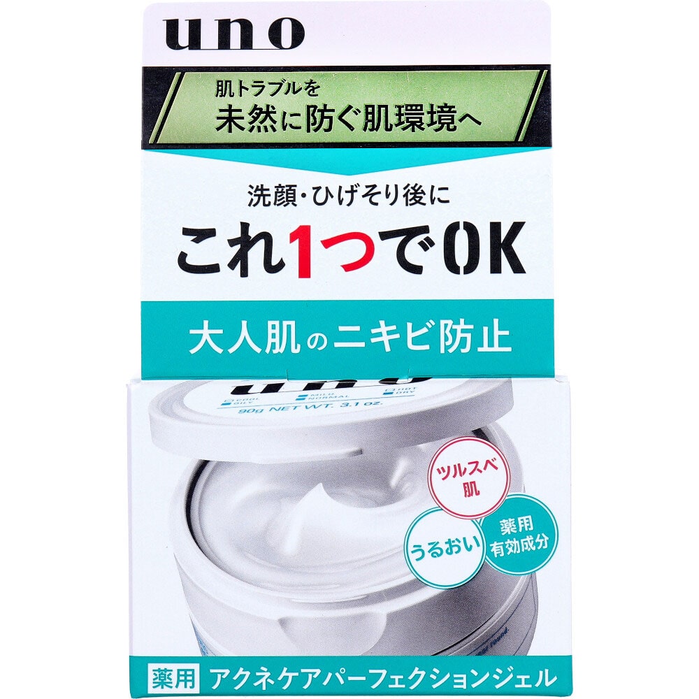 ファイントゥデイ　UNO(ウーノ) 薬用 アクネケア パーフェクションジェル 90g　1個（ご注文単位1個）【直送品】