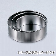 18-8　デコ缶　共底 深型　4寸 098002770 1個（ご注文単位1個）【直送品】