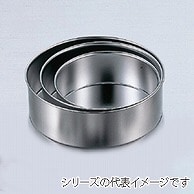 18-8　デコ缶　共底 深型　6寸 098000240 1個（ご注文単位1個）【直送品】