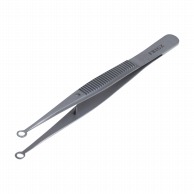 リングピンセット　4mm A502-0082　10cm  1個（ご注文単位1個）【直送品】