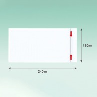 パピルスカンパニー 伝票袋　デリバリーパック 完全密封タイプ　ミシン目開封　長4 PA-039T 1束（ご注文単位20束）【直送品】