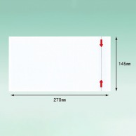 パピルスカンパニー 伝票袋　デリバリーパック 完全密封タイプ　ミシン目開封　長3 PA-040T 1束（ご注文単位20束）【直送品】