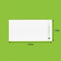 パピルスカンパニー 伝票袋 再生デリバリーパック 完全密封タイプ 全面糊 透明 長4 PA-661 1束（ご注文単位20束）【直送品】