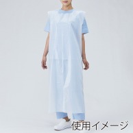 メディテックジャパン TシャツPEエプロン フリーサイズ APR-004　ホワイト 50枚/袋（ご注文単位4袋）【直送品】