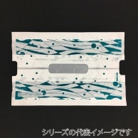 まつもと合成 手提げポリ袋　バンバンバッグ No.2 波柄 100枚/袋（ご注文単位15袋）【直送品】