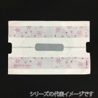 まつもと合成 手提げポリ袋　バンバンバッグ No.5 花柄 100枚/束（ご注文単位10束）【直送品】