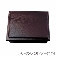 若泉漆器 8.5寸超耐熱泉重松花堂　新溜内黒塗 （仕切別売） C-3-52 1個（ご注文単位1個）【直送品】