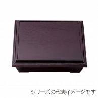 若泉漆器 8.5寸超耐熱泉重松花堂　溜内黒塗 （仕切別売） C-3-55 1個（ご注文単位1個）【直送品】