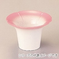 若泉漆器 朝顔珍味入れ　ピンクぼかし 中 M-8-67 1個（ご注文単位1個）【直送品】