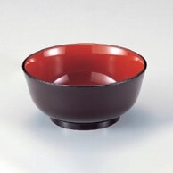 若泉漆器 5寸お好み丼　溜内朱  W-6-40 1個（ご注文単位1個）【直送品】