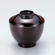 若泉漆器 2.8寸玉子椀　溜内朱  W-8-46 1個（ご注文単位1個）【直送品】