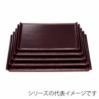 若泉漆器 宴布目盆　溜底黒塗S・S塗　　尺2寸 ノンスリップ加工 1-50-19 1個（ご注文単位1個）【直送品】